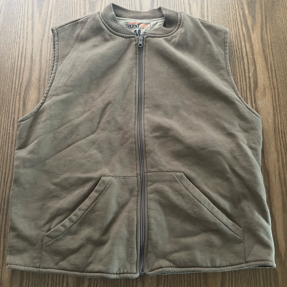 RedHead Men's Tan Zip-Up silent hide Vest size medium